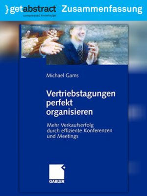 cover image of Vertriebstagungen perfekt organisieren (Zusammenfassung)